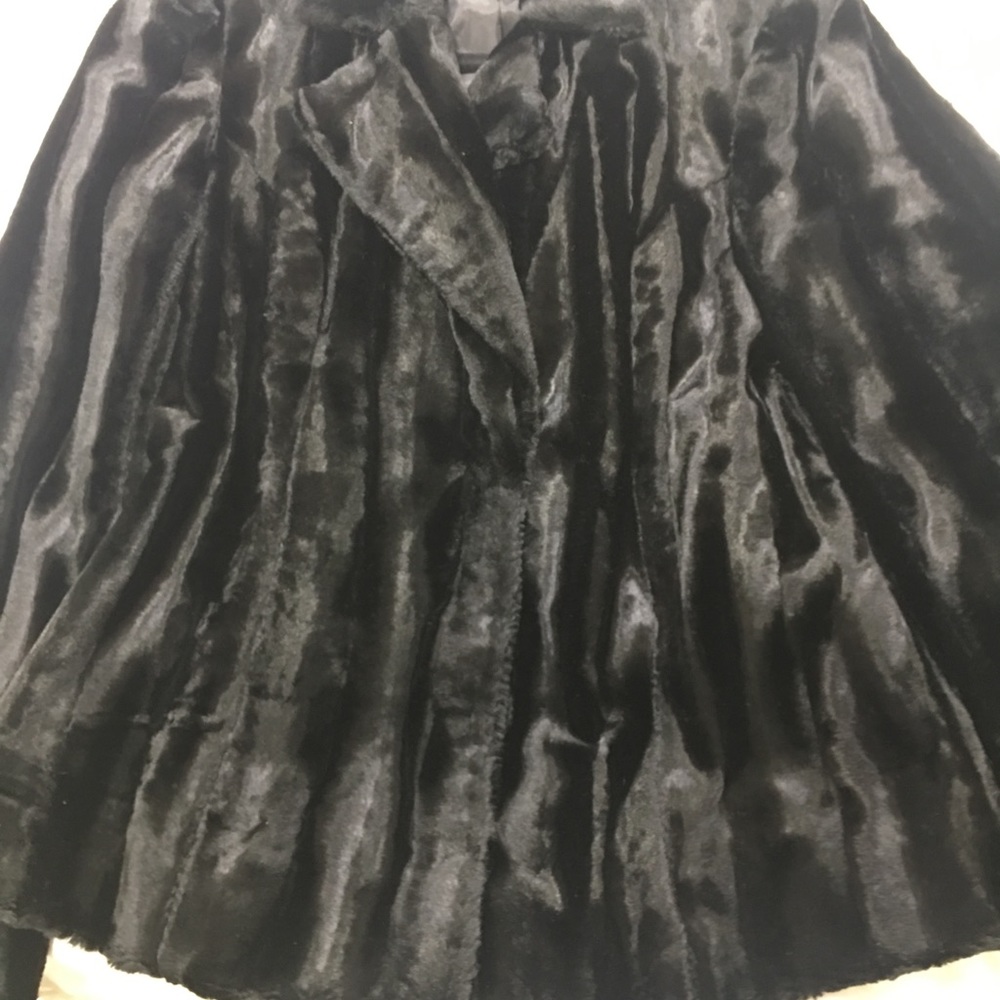 Inc international faux fur coat small